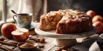 Rustic Spiced Apple Cake
