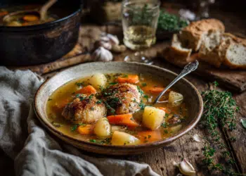 Rustic Chicken Stew With Root Vegetables