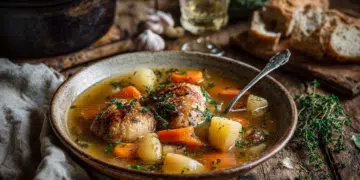 Rustic Chicken Stew With Root Vegetables